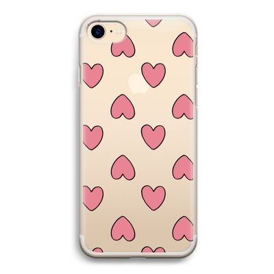 Ondersteboven verliefd: iPhone 7 Transparant Hoesje