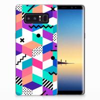 Samsung Galaxy Note 8 | TPU Hoesje | Blokken Kleurrijk