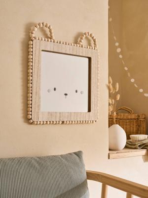 HYGGE teddybeer gezichtsspiegel hout
