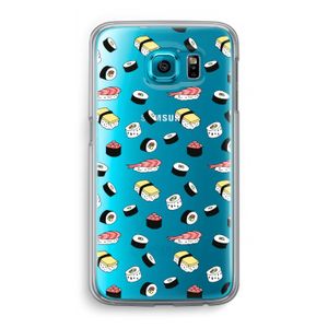 Sushi time: Samsung Galaxy S6 Transparant Hoesje