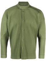 Homme Plissé Issey Miyake chemise à design plissé - Vert - thumbnail