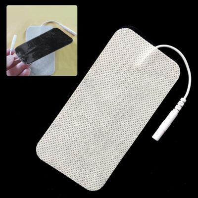 20 stuks 6x9cm niet-geweven schuim zelfklevende fysiotherapie elektrode (2.0 mm gat)