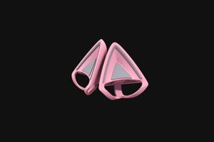 RAZER Kitty Ears V2 Universal Clip Oorbeugel 1 stuk(s) Roze, Grijs