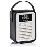 Retro Mini Radio DAB Bluetooth - Zwart