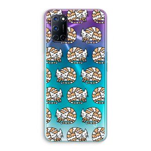 Slapende poes: Oppo A72 Transparant Hoesje
