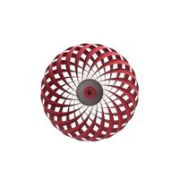 Tom Rossau TR5 Wandlamp - Rood - 60 cm