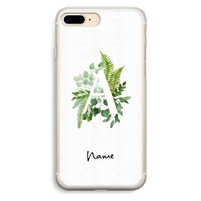 Green Brush: iPhone 7 Plus Transparant Hoesje