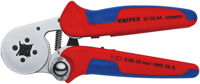 Knipex PreciForce® krimptang | Meer-componentengrepen | Gebruineerd | Lengte 220 mm | Zelfbedieningskaart/blister - 97 55 04 SB Knipex PreciForce® krimptang | Meer-componentengrepen | Gebruineerd | Lengte 220 mm | Zelfbedieningskaart/blister - 97 55 04 SB