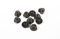 M4 Serrated Nylon Lock Nut (Black) (10pcs) (AX31250) - thumbnail