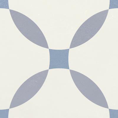 Vloer en Wandtegel Mykonos Hydrolic Calisson Blauw 20x20 cm Mykonos