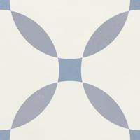 Vloer en Wandtegel Mykonos Hydrolic Calisson Blauw 20x20 cm Mykonos