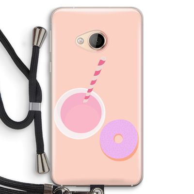 Donut: HTC U Play Transparant Hoesje met koord