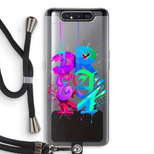 Dream: Samsung Galaxy A80 Transparant Hoesje met koord