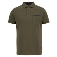 Heren Polo Tailored Premium Corpatch Olive