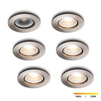 LED-inbouwspot Udis RVS dimbaar