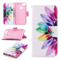 Huawei P Smart Wonder Series Wallet Case - Bloem