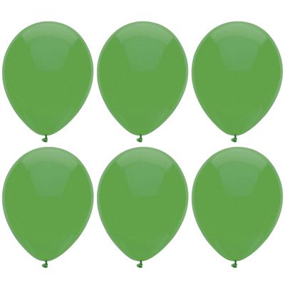 Ballonnen verjaardag/thema feest - 300x stuks - groen - 29 cm