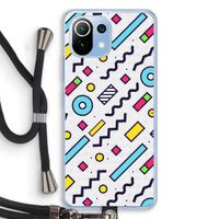 8-bit N°8: Xiaomi Mi 11 Lite Transparant Hoesje met koord