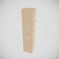 MONDIAZ BEAM Kolomkast - 160cm - 2 deuren - Washed oak PC75341328