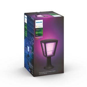 Philips - Hue Econic sokkellamp wit en gekleurd licht laag
