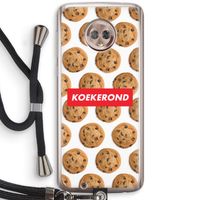 Koekerond: Motorola Moto G6 Transparant Hoesje met koord