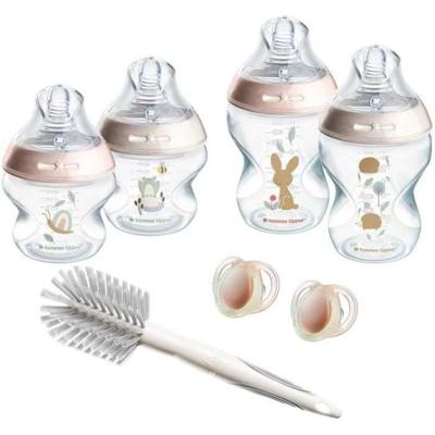 Tommee Tippee - Closer to Nature Babyflessen - Tepel die moederborst nabootst met antikrampjesventiel - Roze