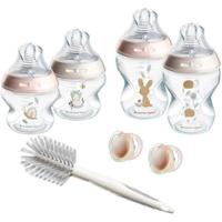Tommee Tippee - Closer to Nature Babyflessen - Tepel die moederborst nabootst met antikrampjesventiel - Roze Tommee Tippee - Closer to Nature Babyflessen - Tepel die moederborst nabootst met antikrampjesventiel - Roze
