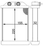 Kachelradiateur, interieurverwarming AH220000S