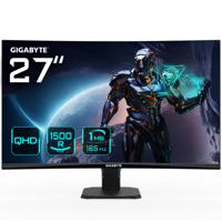 Gigabyte GS27QC Gaming monitor Energielabel F (A - G) 68.6 cm (27 inch) 16:9 1 ms HDMI, DisplayPort, Hoofdtelefoonaansluiting IPS LCD - thumbnail