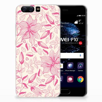 Huawei P10 | TPU Case | Pink Flowers