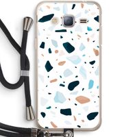 Terrazzo N°13: Samsung Galaxy J3 (2016) Transparant Hoesje met koord