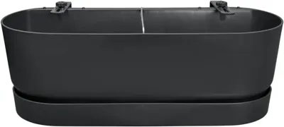 Elho greenville easy balcony 52 cm Living black