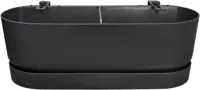 Elho greenville easy balcony 52 cm Living black Elho greenville easy balcony 52 cm Living black