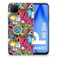 Huawei P40 Lite | Sillicone Back Cover | Punk Rock