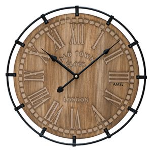 AMS W9616 Wandklok Design Old Town Clock hout 40 cm