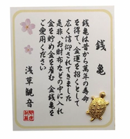 Goudkleurige Japanse Geluks Schildpad - Sieraden - Spiritueelboek.nl - thumbnail