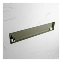 Wandnis Solid Surface Easy | In- en opbouw | 150x30x8 cm | 1 vak | Army
