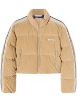 Palm Angels corduroy cropped puffer jacket - Tons neutres - thumbnail