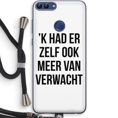 Meer verwacht: Huawei P Smart (2018) Transparant Hoesje met koord