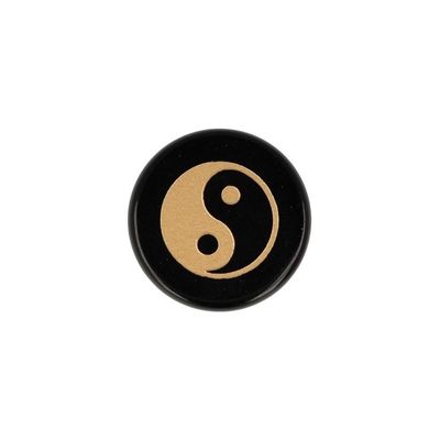 Ruben Robijn Zaksteen yin yang obsidiaan zwart (1 st)