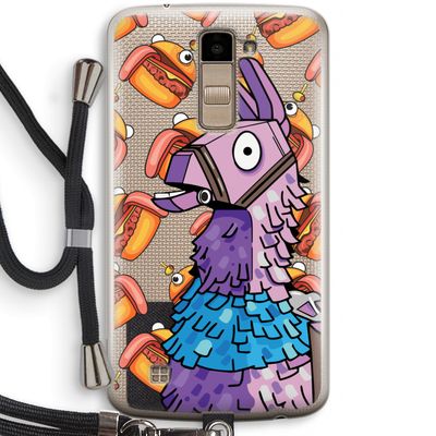 Loot Burger: LG K10 (2016) Transparant Hoesje met koord Loot Burger: LG K10 (2016) Transparant Hoesje met koord