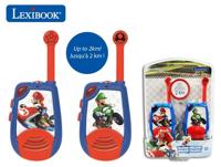 MARIO KART Digitale walkietalkies voor kinderen, bereik van 2 km en morsecode-functie LEXIBOOK