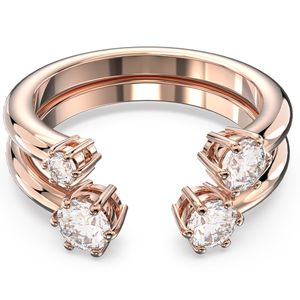 Swarovski 5640971 Ring Constella Cocktail rosekleurig-wit