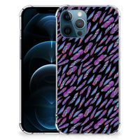 iPhone 12 | 12 Pro Doorzichtige Silicone Hoesje Feathers Color - thumbnail