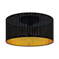 EGLO Varillas Plafondlamp - 1 lichts - Ø47,5 cm - E27 - Zwart - thumbnail