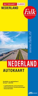 Wegenkaart - landkaart Autokaart Classic Nederland | Falk Wegenkaart - landkaart Autokaart Classic Nederland | Falk