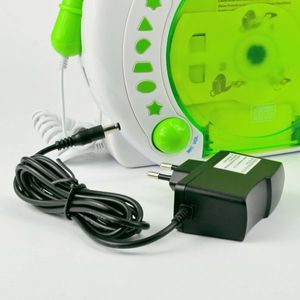 X4 Tech Bobby Joey Kinder CD-speler CD, SD, USB Incl. karaoke-functie, Incl. microfoon Wit, Groen