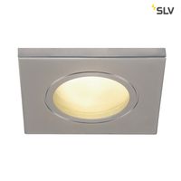 Plafondinbouwarmatuur DOLIX OUT Mat Chroom vierkant GU10