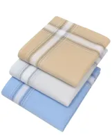 12 stuks Heren zakdoeken dikke kwaliteit 2B - Dikke en stevige 100% katoenen mannen zakdoeken