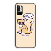 Miauw: Xiaomi Redmi Note 10 5G Transparant Hoesje